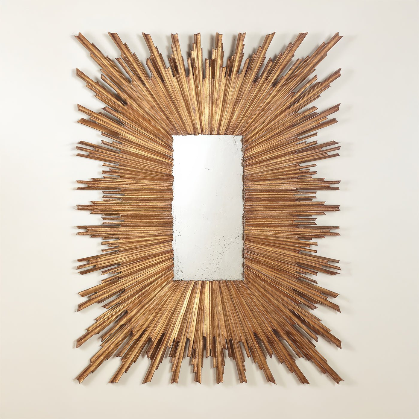 Large Gold Sunburst Mirror