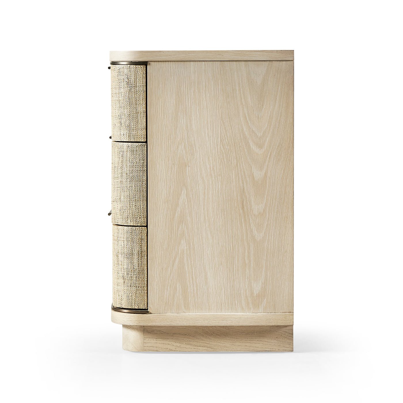 Large Modern Woven Nightstand