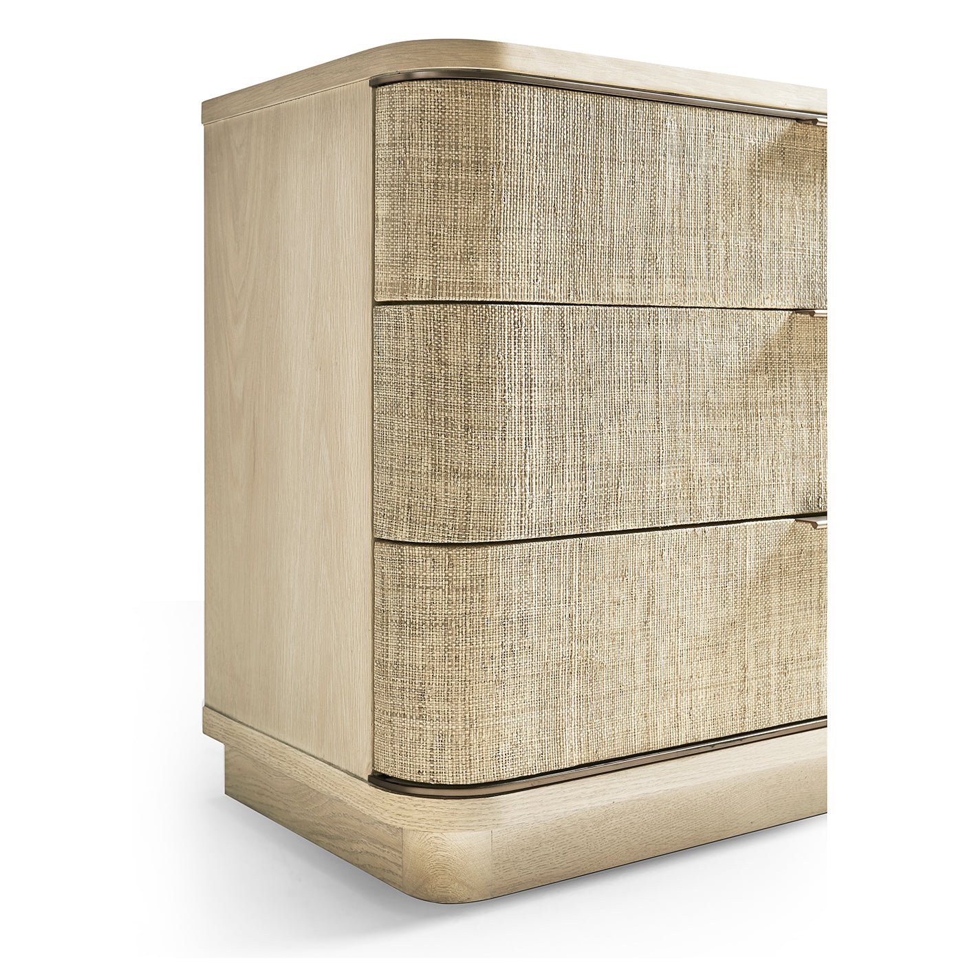 Large Modern Woven Nightstand