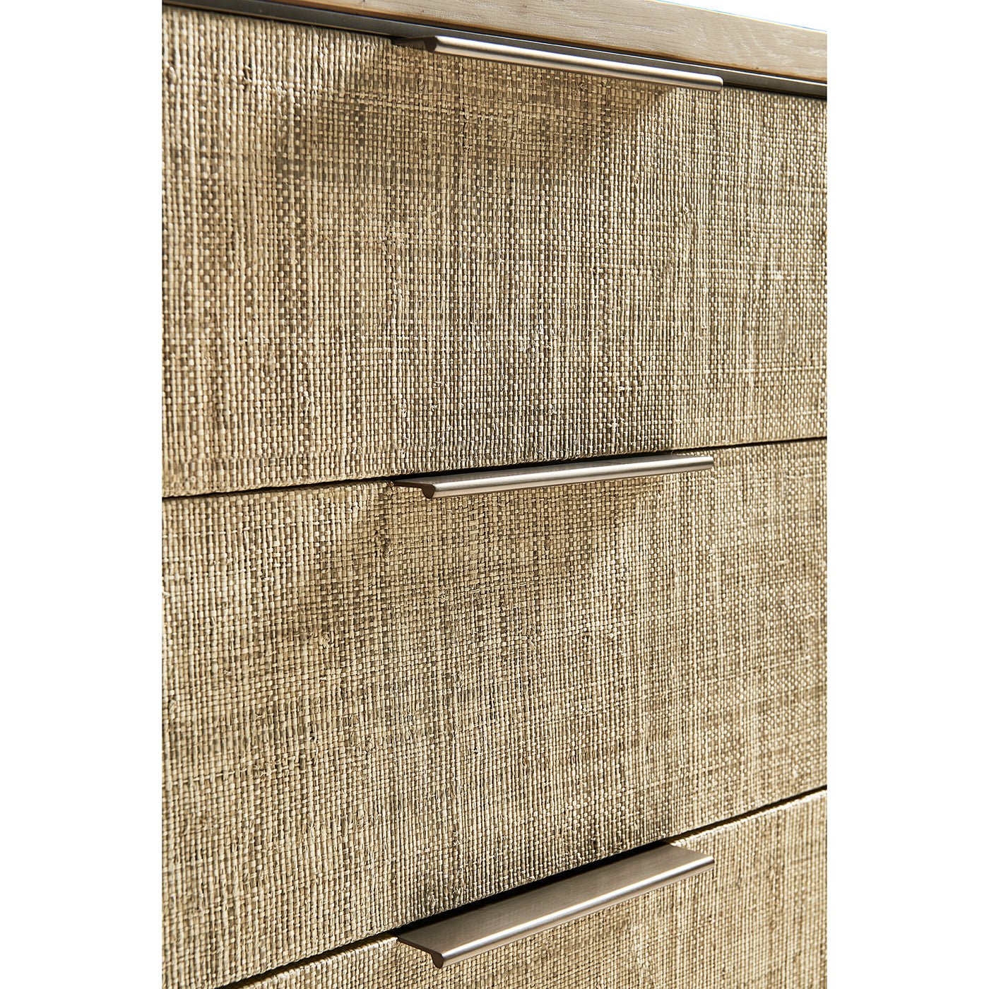 Large Modern Woven Nightstand