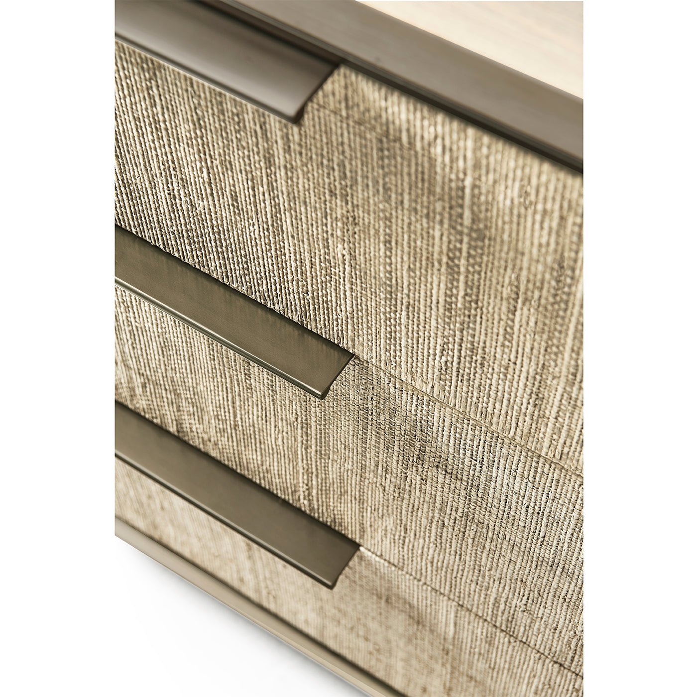 Large Modern Woven Nightstand