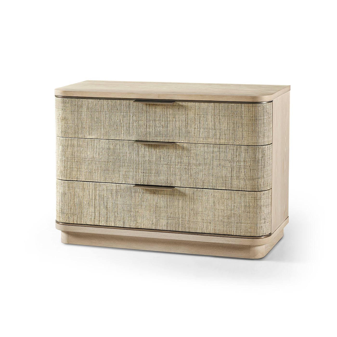 Large Modern Woven Nightstand