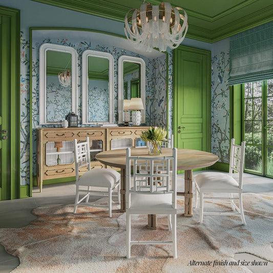 Grande table à manger ronde Palm Beach Regency