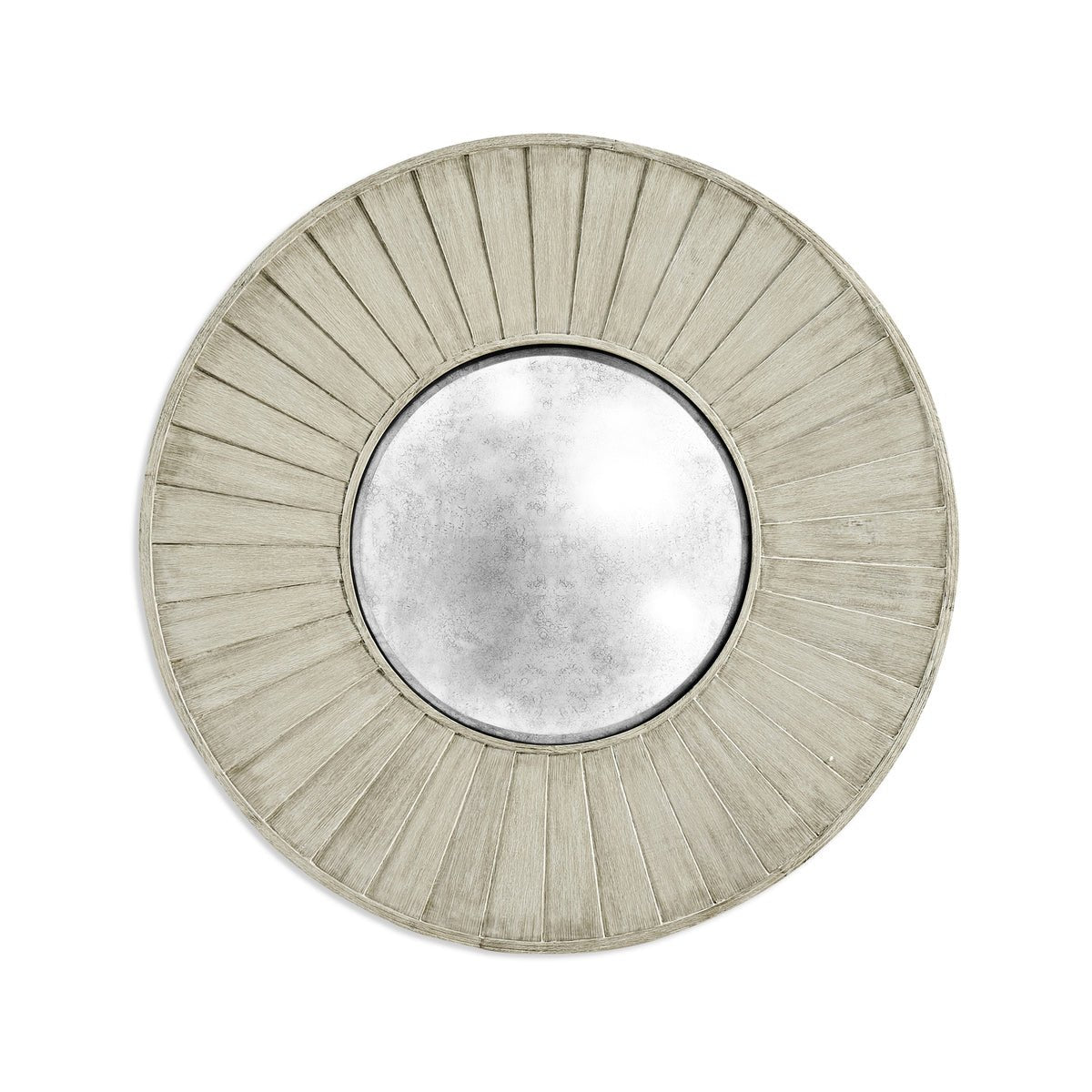 Large Rustic Round Mirror