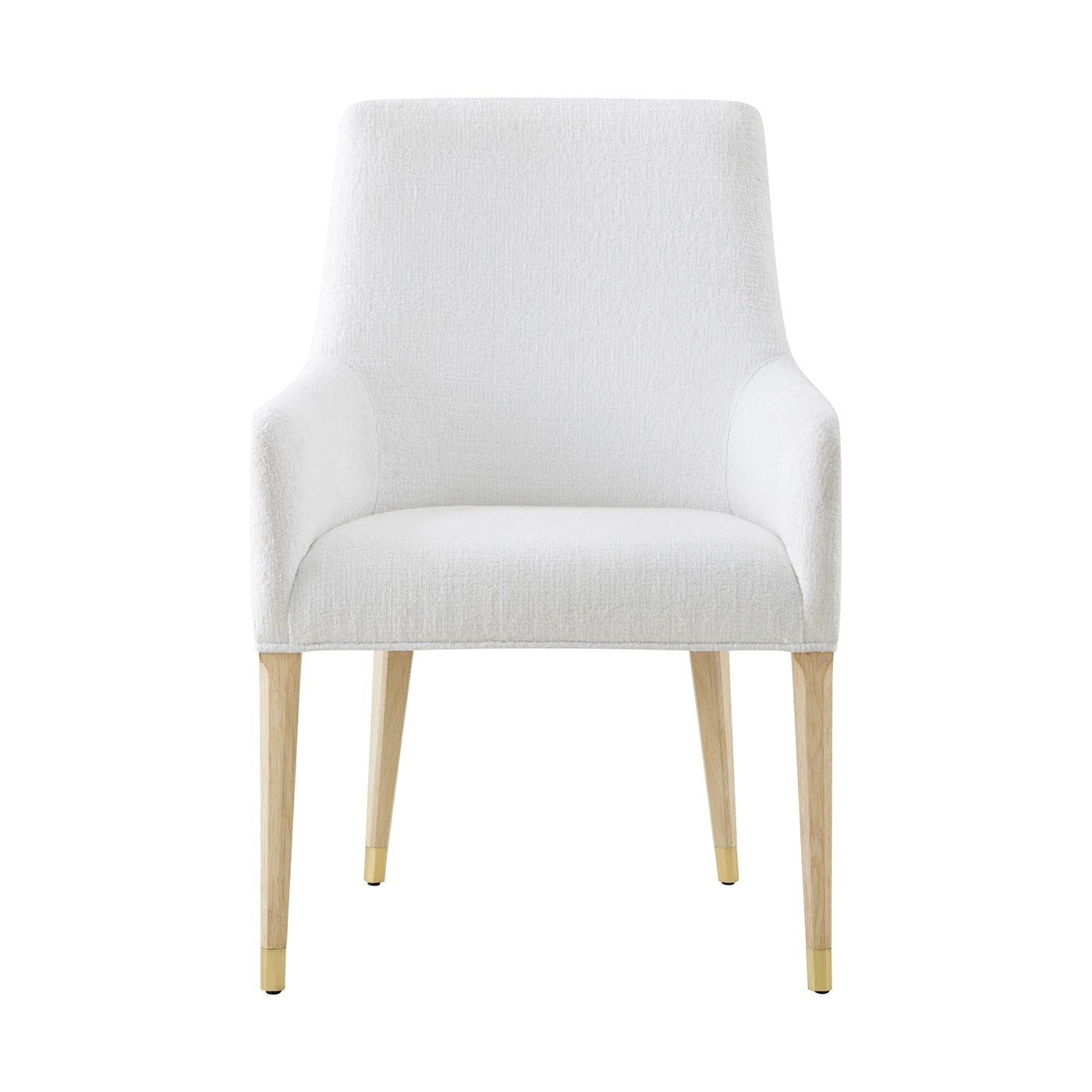 Fauteuil rembourré léger Hollywood Regency