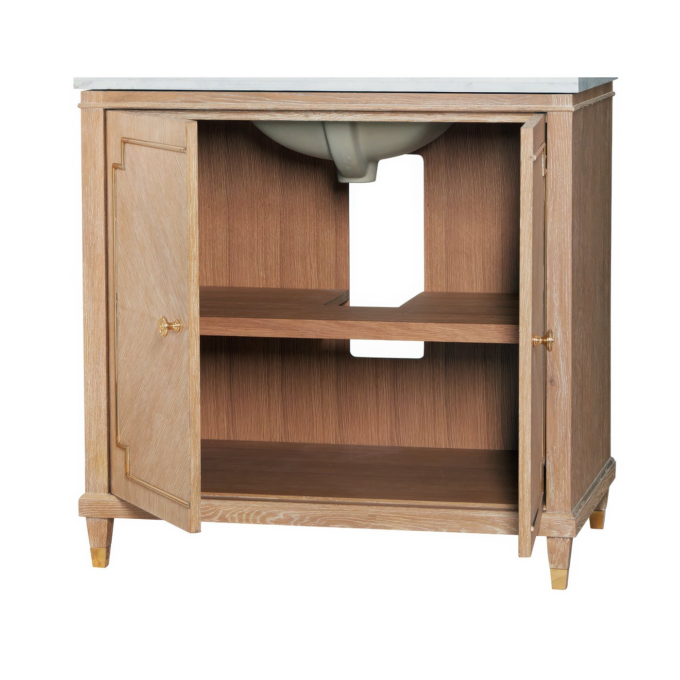 Mid Century Oak Bathroom Vanity