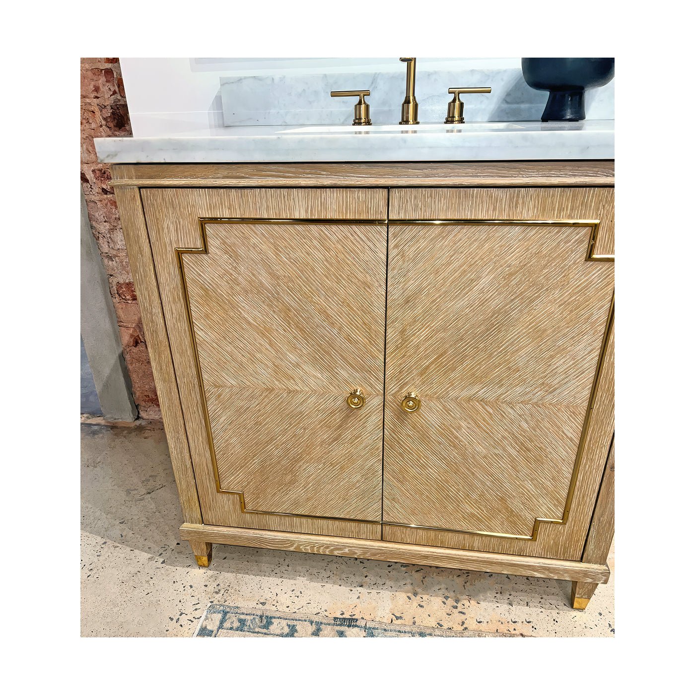 Mid Century Oak Bathroom Vanity