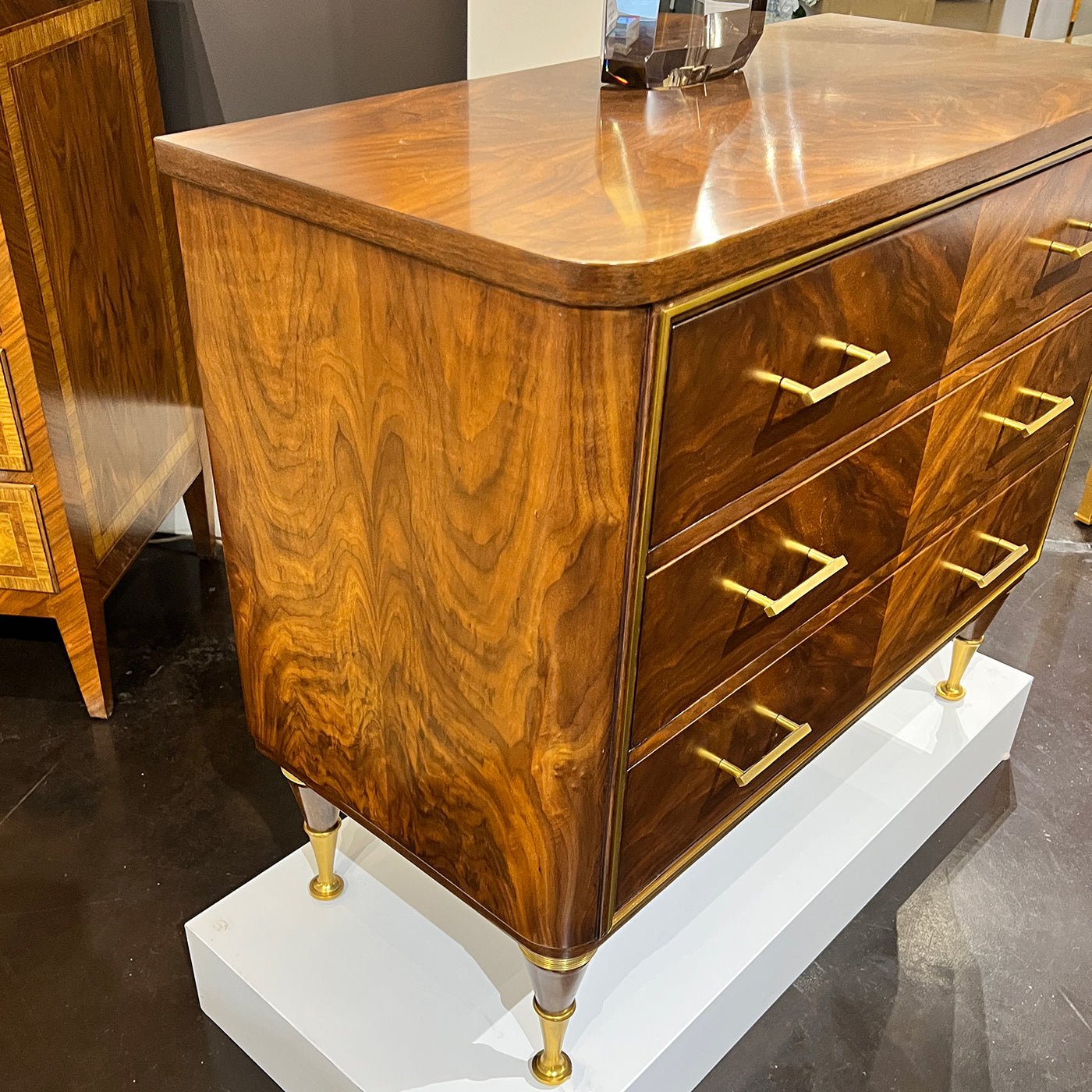Mid Century Walnut Bedside Chest