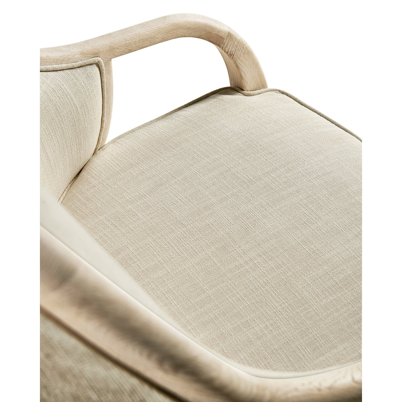 Modern Coastal Upholstered Dining Armchair