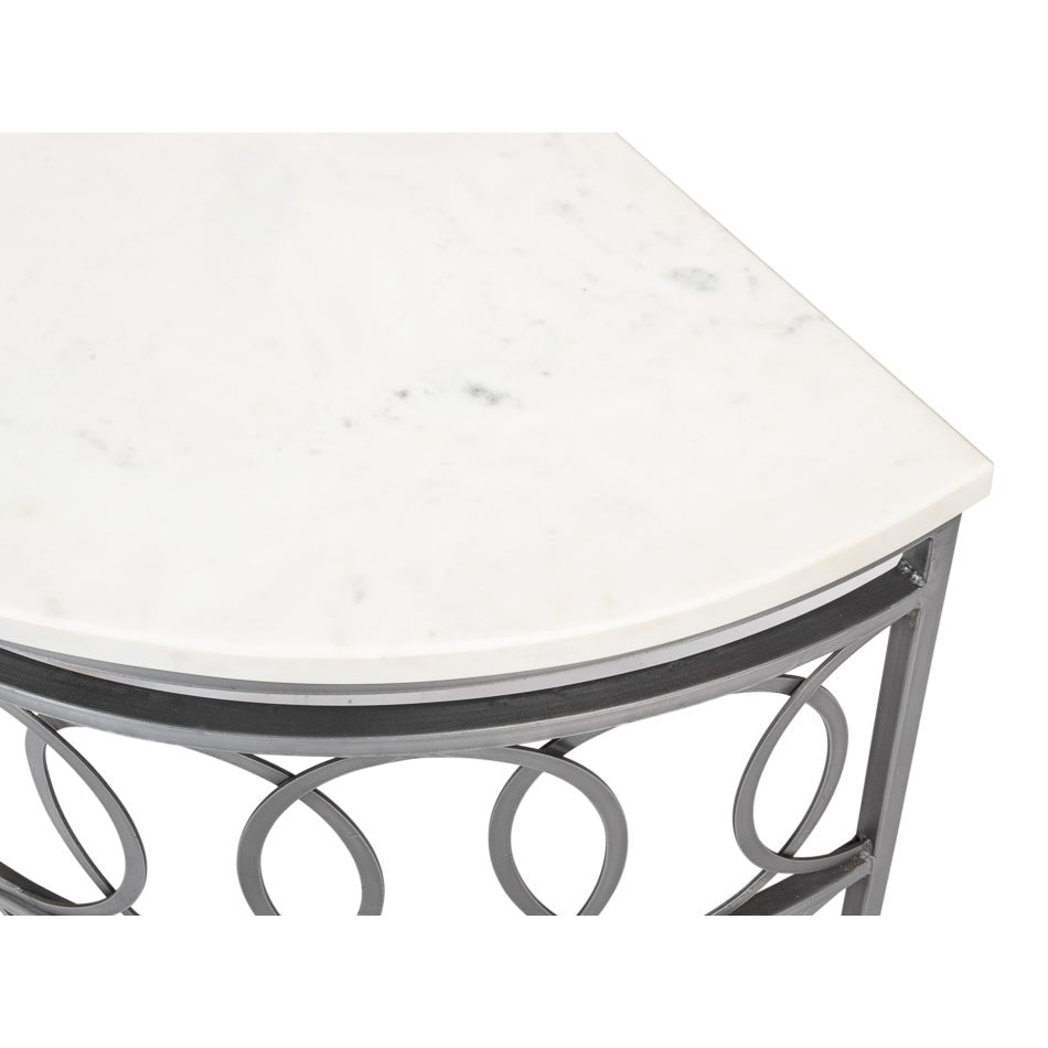 Table console industrielle moderne