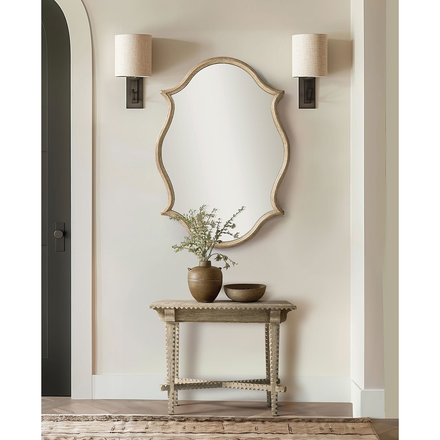 Oak Venetian Mirror