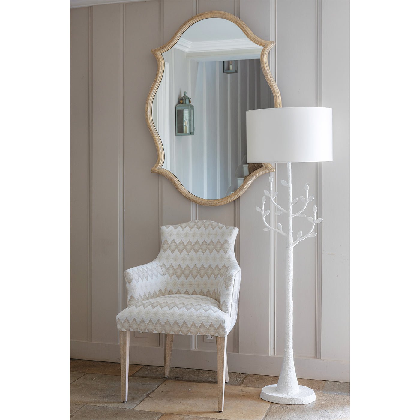 Oak Venetian Mirror