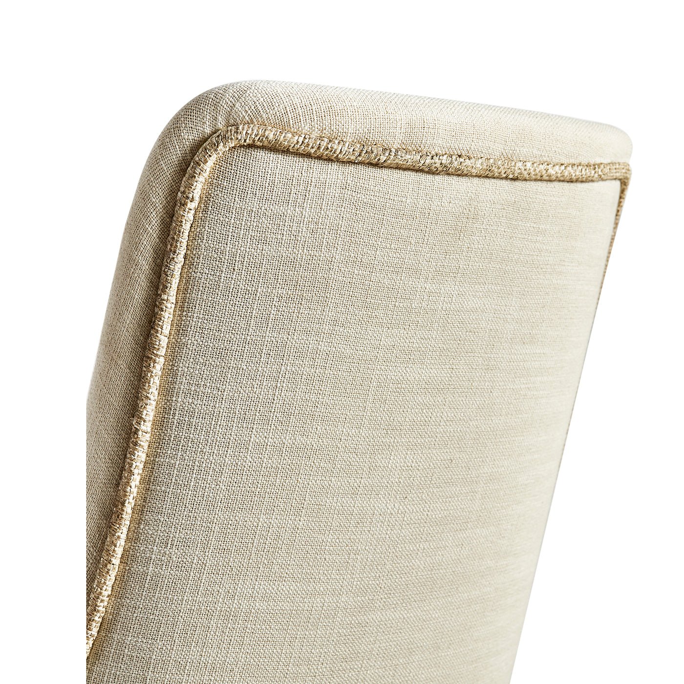 Organic Modern Linen Upholstered Side Chair