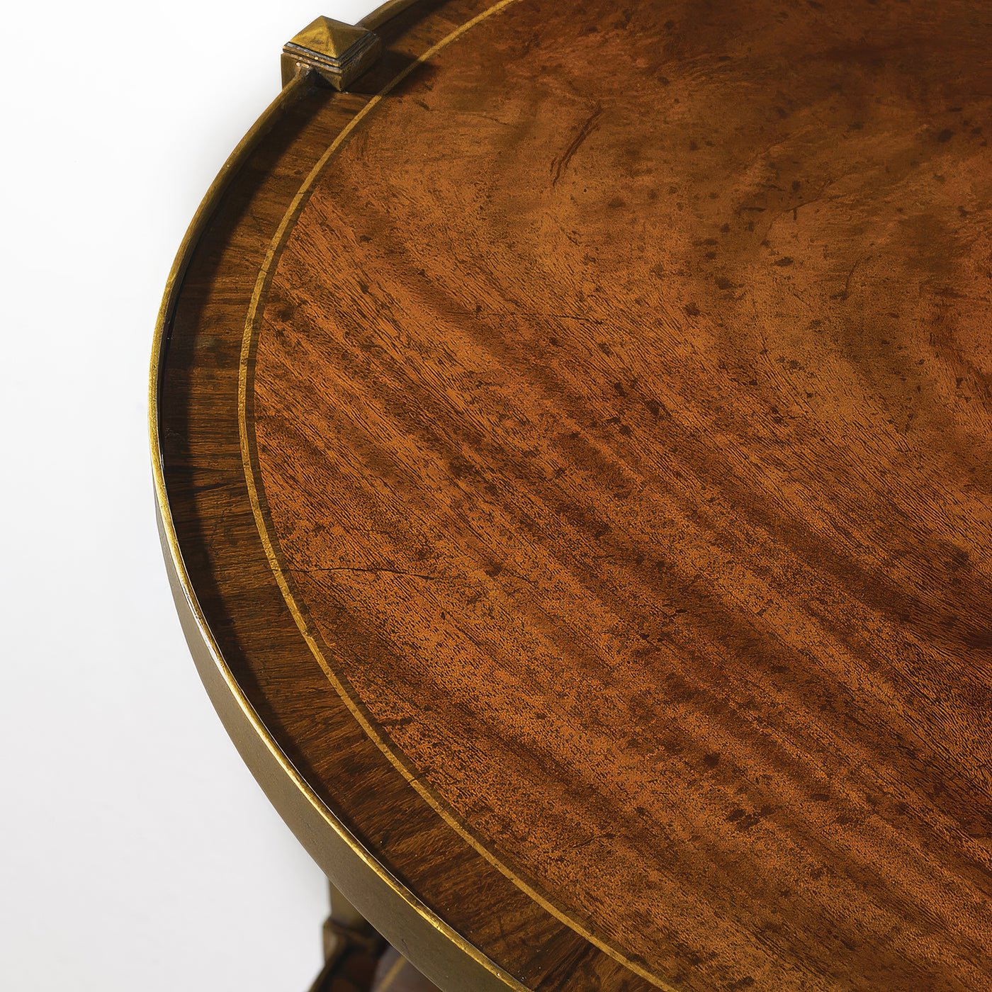 Regency Style Antique Brass End Table