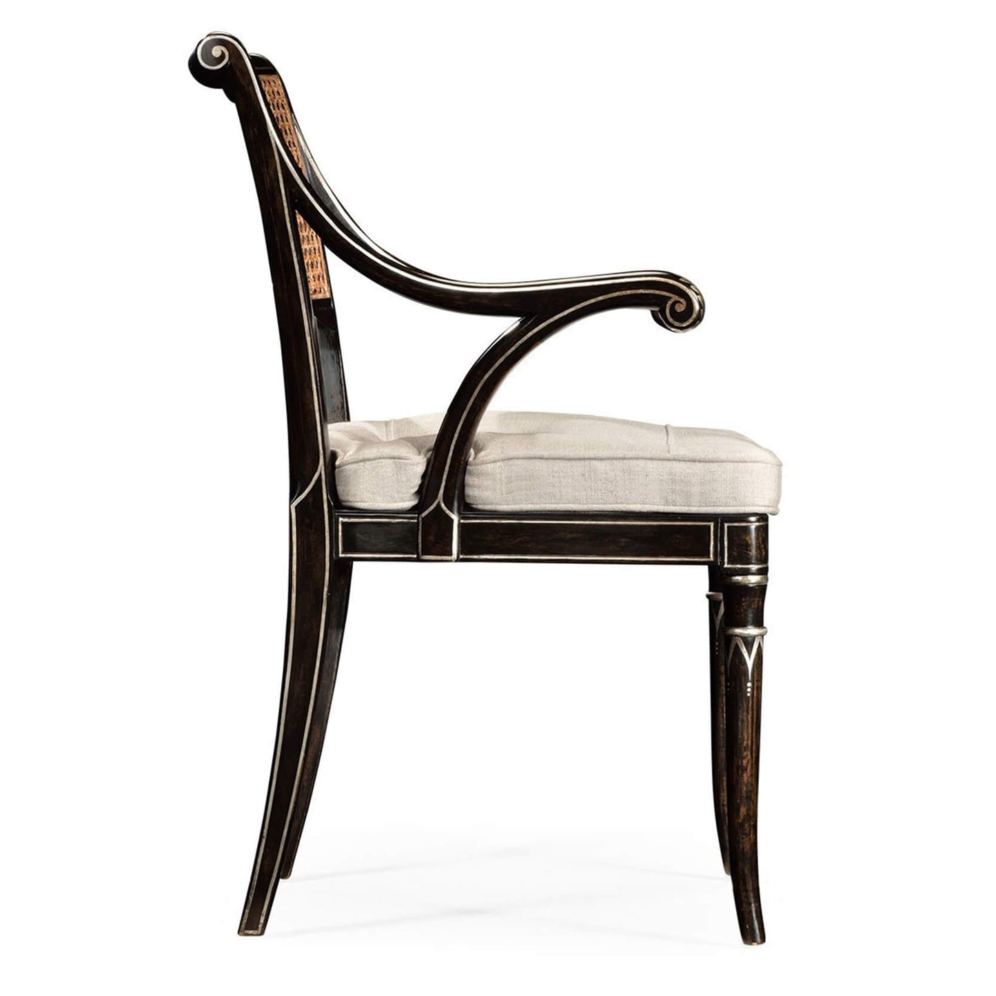Regency Style Painted Armchair