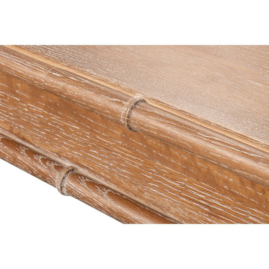 Table à manger Regency en chêne blanchi