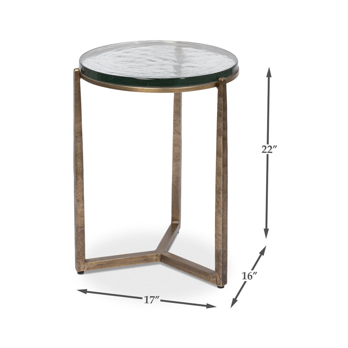 Table d'appoint ronde contemporaine