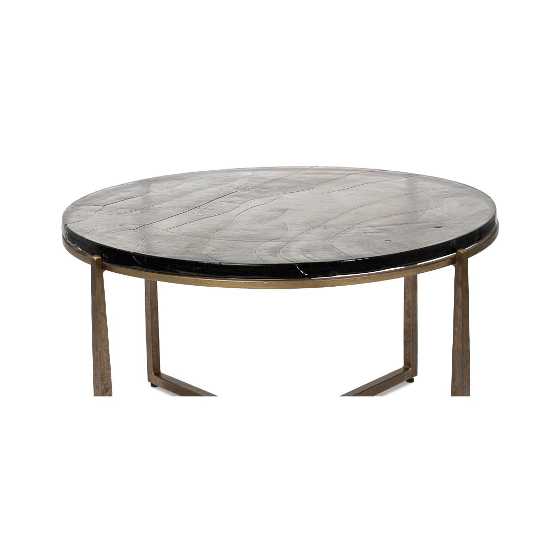 Table basse ronde contemporaine