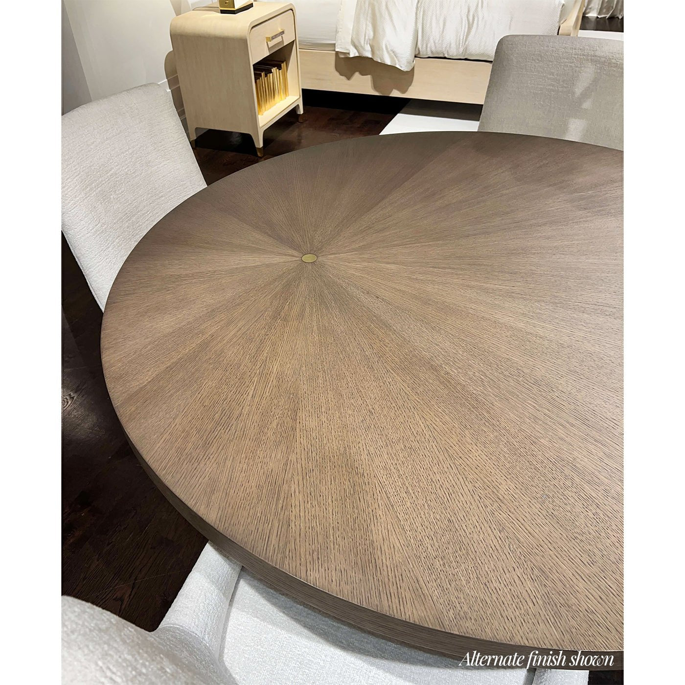 Table à manger ronde Hollywood Regency