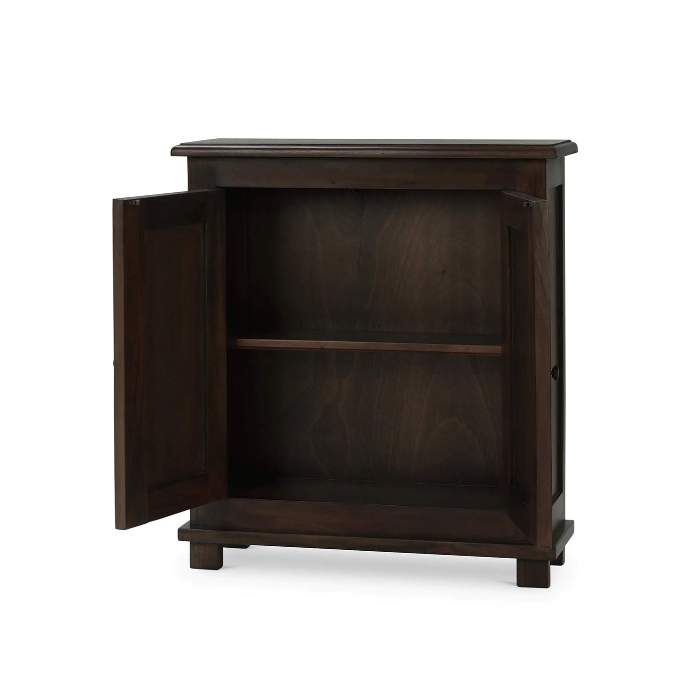 Meuble d'appoint rustique de style ferme - Finition noyer