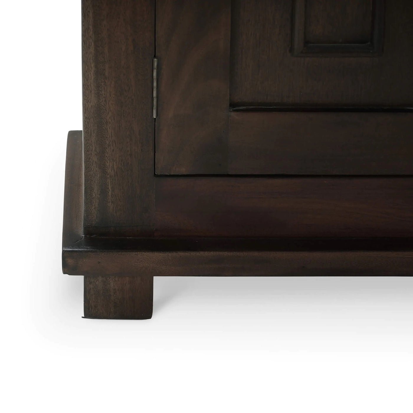 Meuble d'appoint rustique de style ferme - Finition noyer