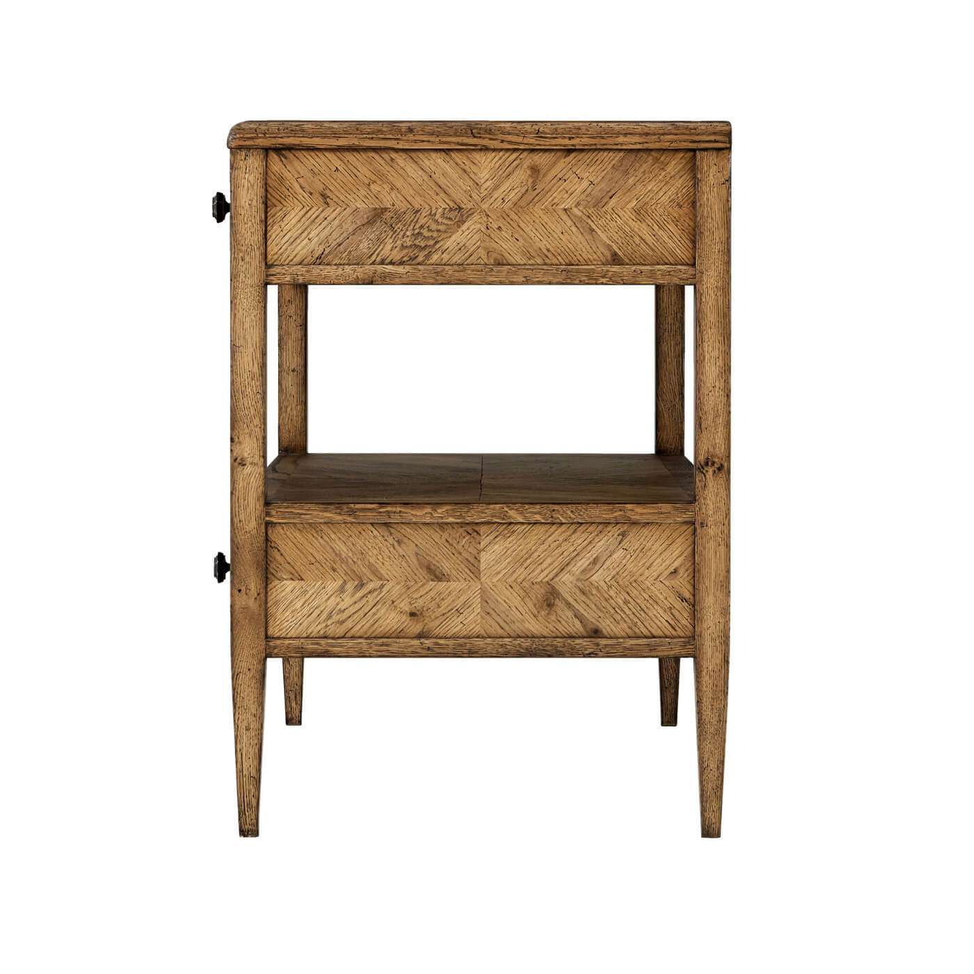 Table de chevet rustique en chêne