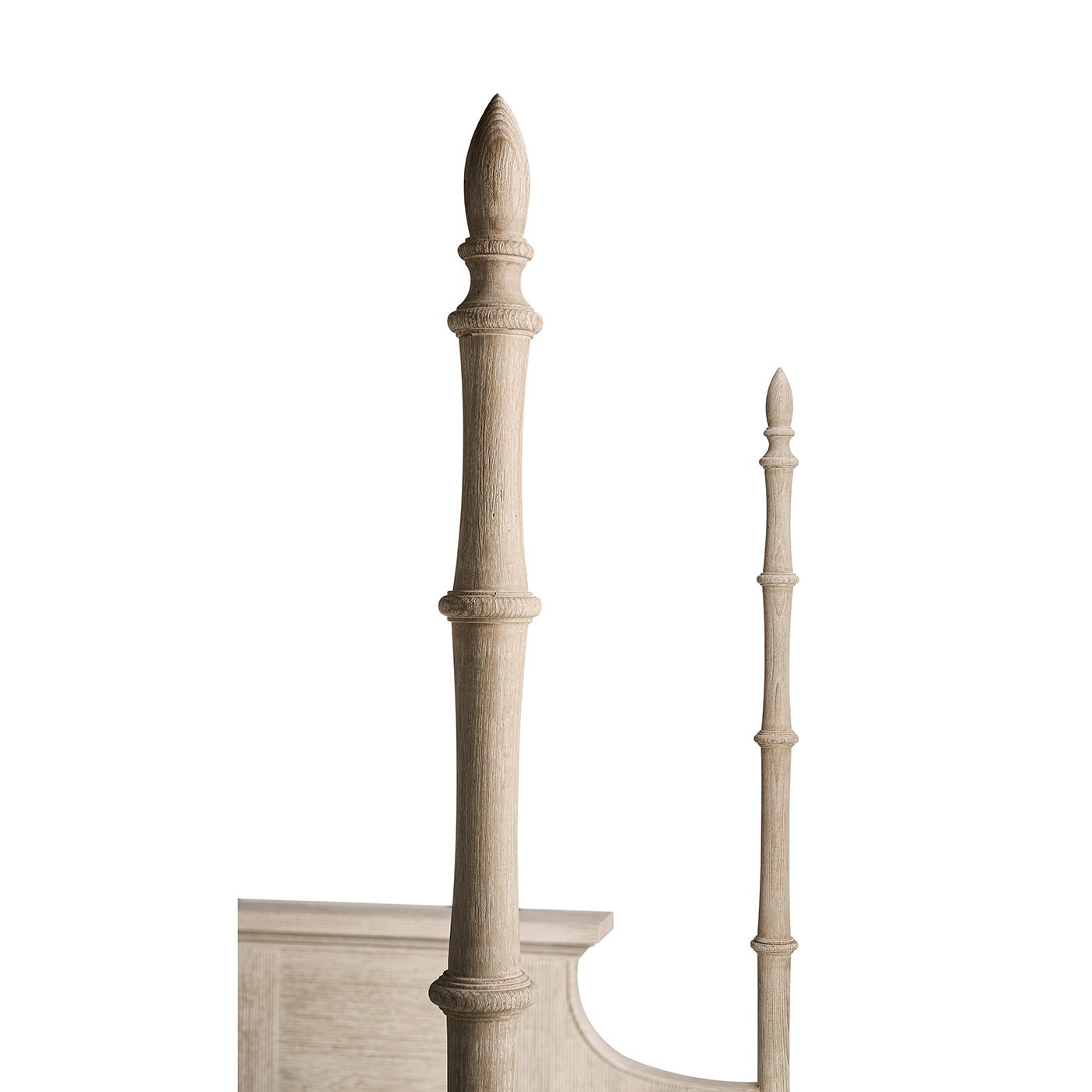 Rustic Washed Pencil Post Bed