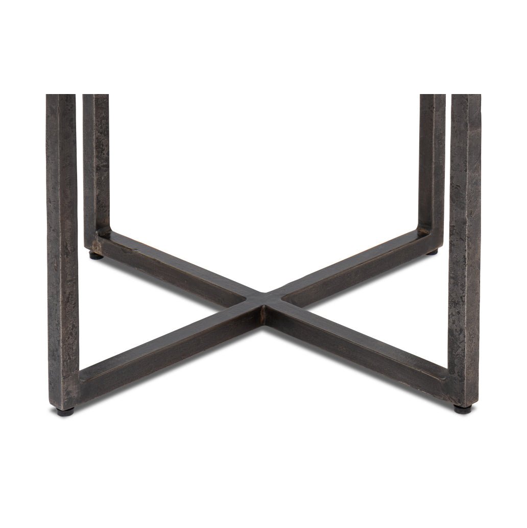 Table d'appoint carrée contemporaine