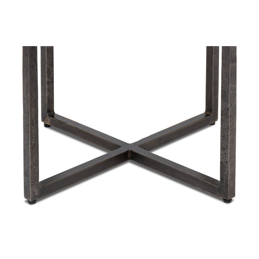 Table d'appoint carrée contemporaine