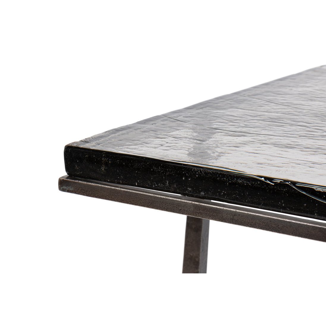 Table d'appoint carrée contemporaine