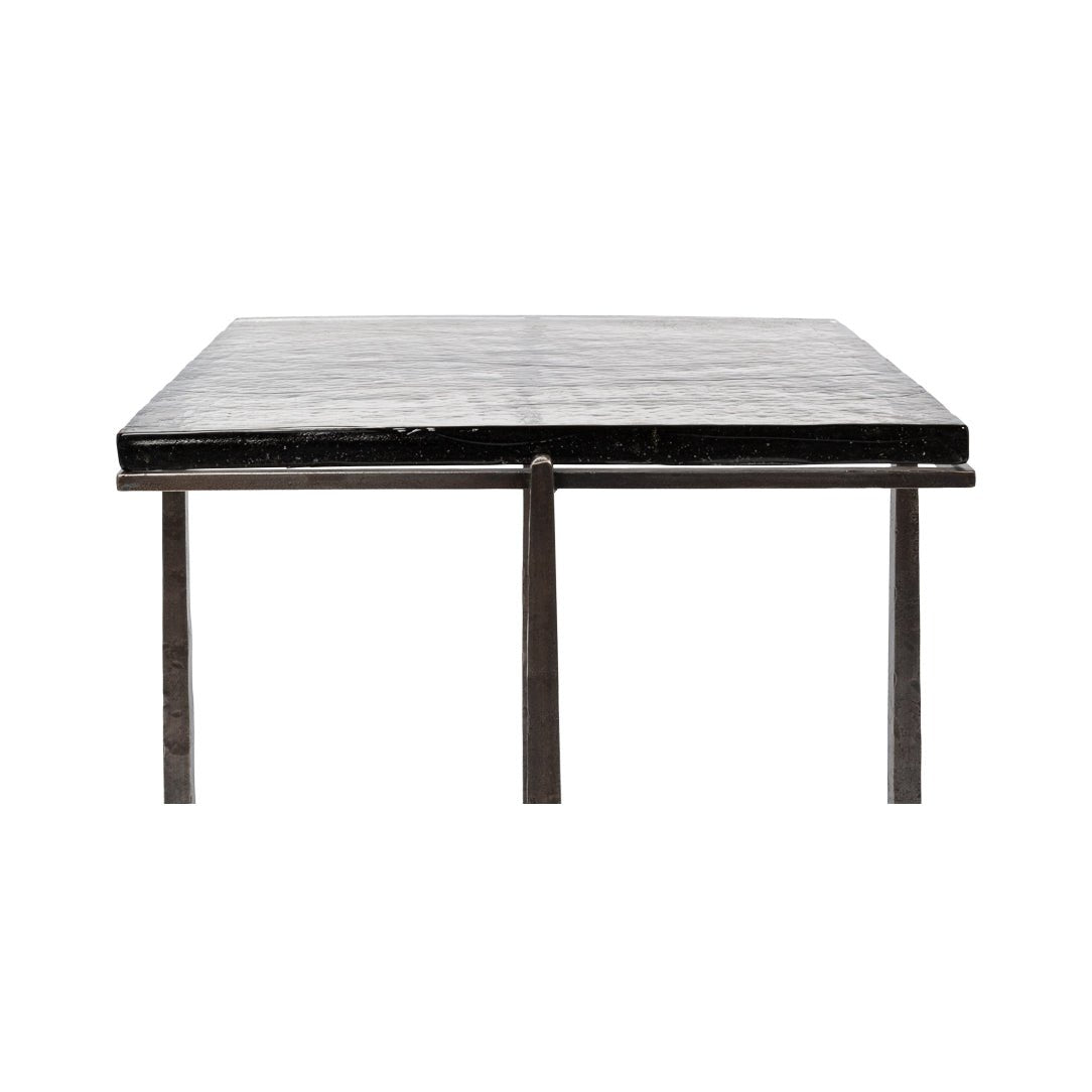 Table d'appoint carrée contemporaine