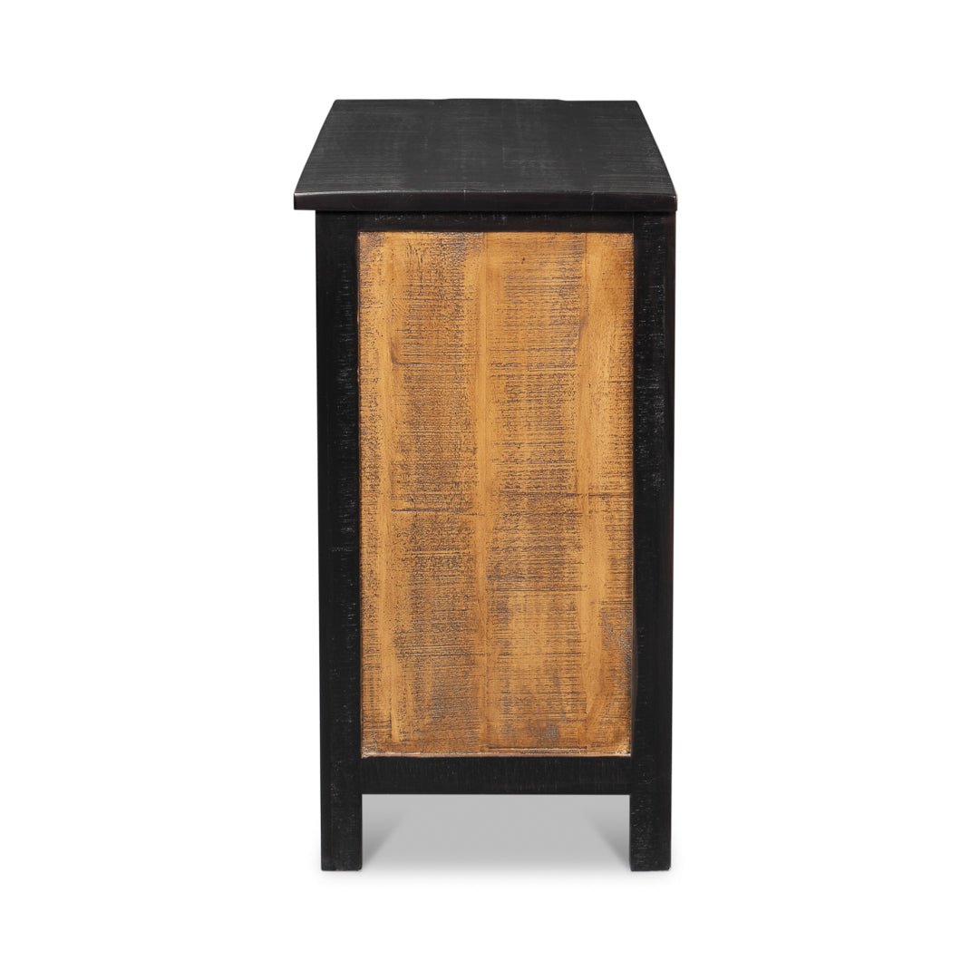 Armoire en bois Sunburst