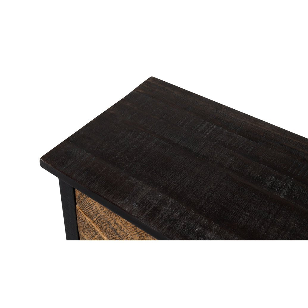 Buffet en bois Sunburst