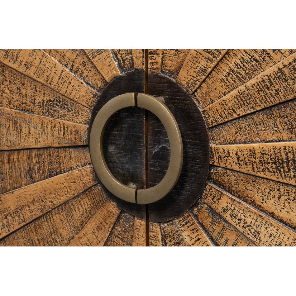 Buffet en bois Sunburst