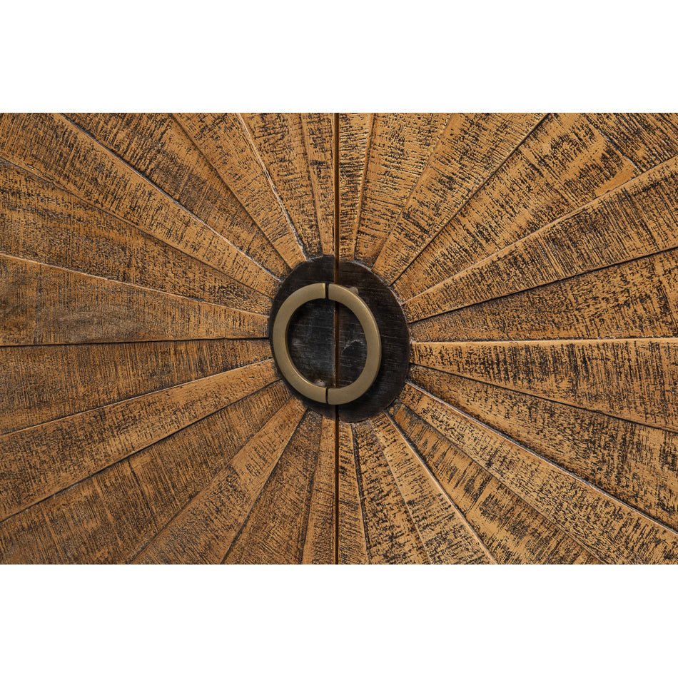 Buffet en bois Sunburst