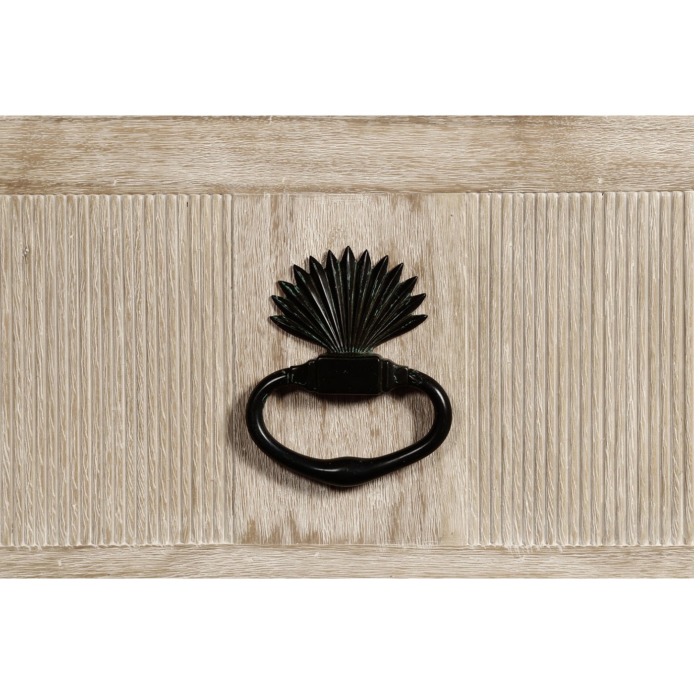 Swedish Bowfront Whitewash Dresser