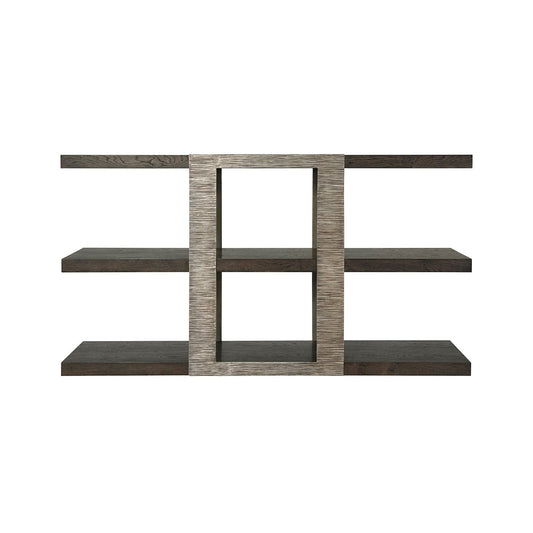 Table console industrielle moderne à trois niveaux