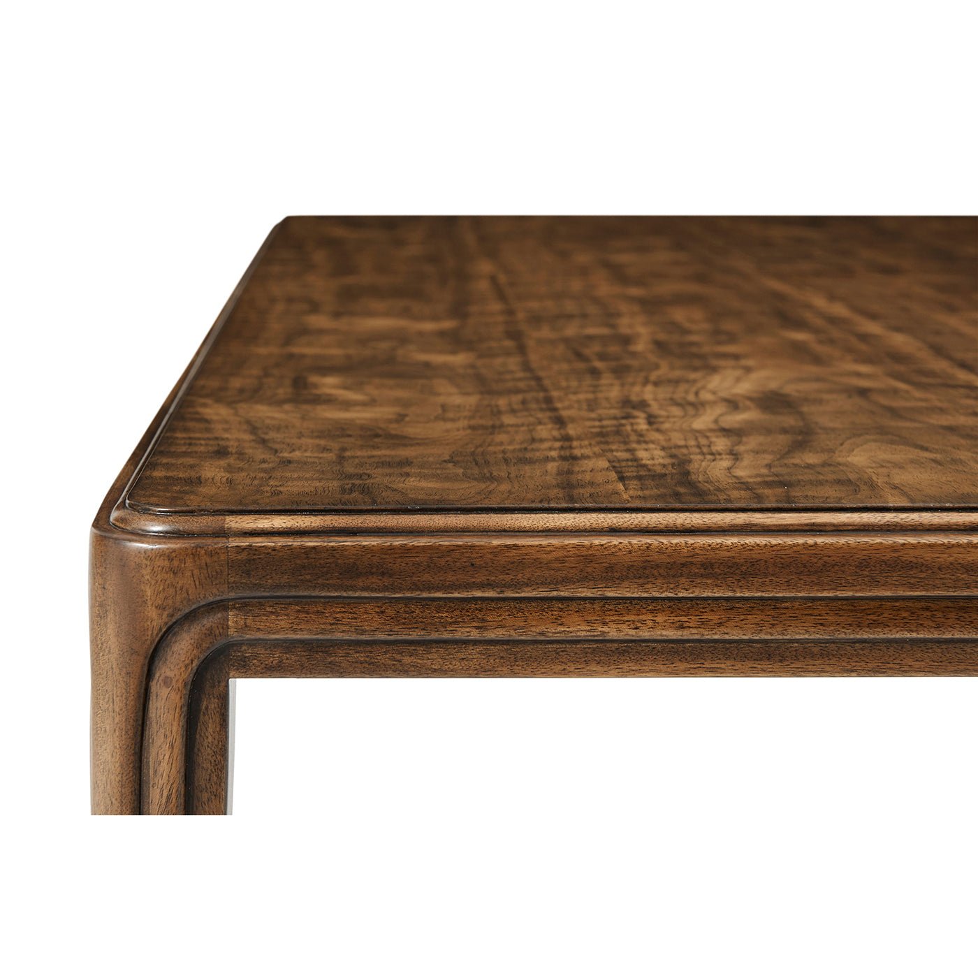 Table basse Art déco en noyer