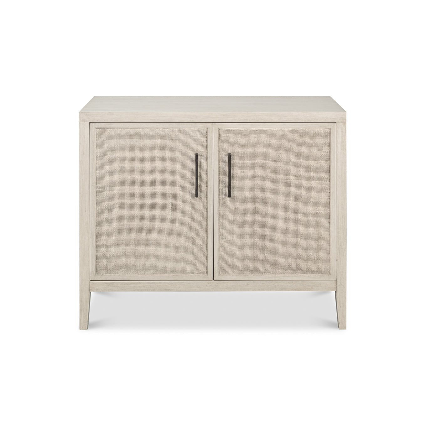 Meuble d'appoint moderne peint en blanc