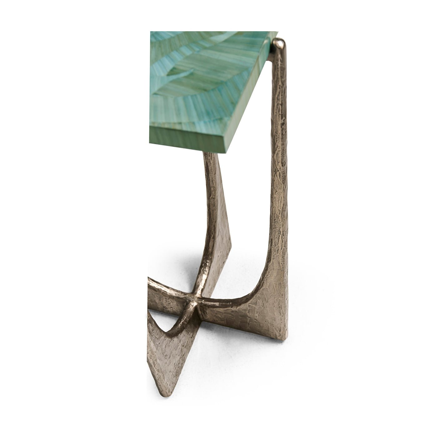 Aqua Mist Square Accent Table