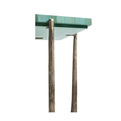 Aqua Mist Square Accent Table