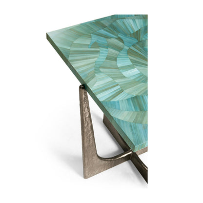 Aqua Mist Square End Table