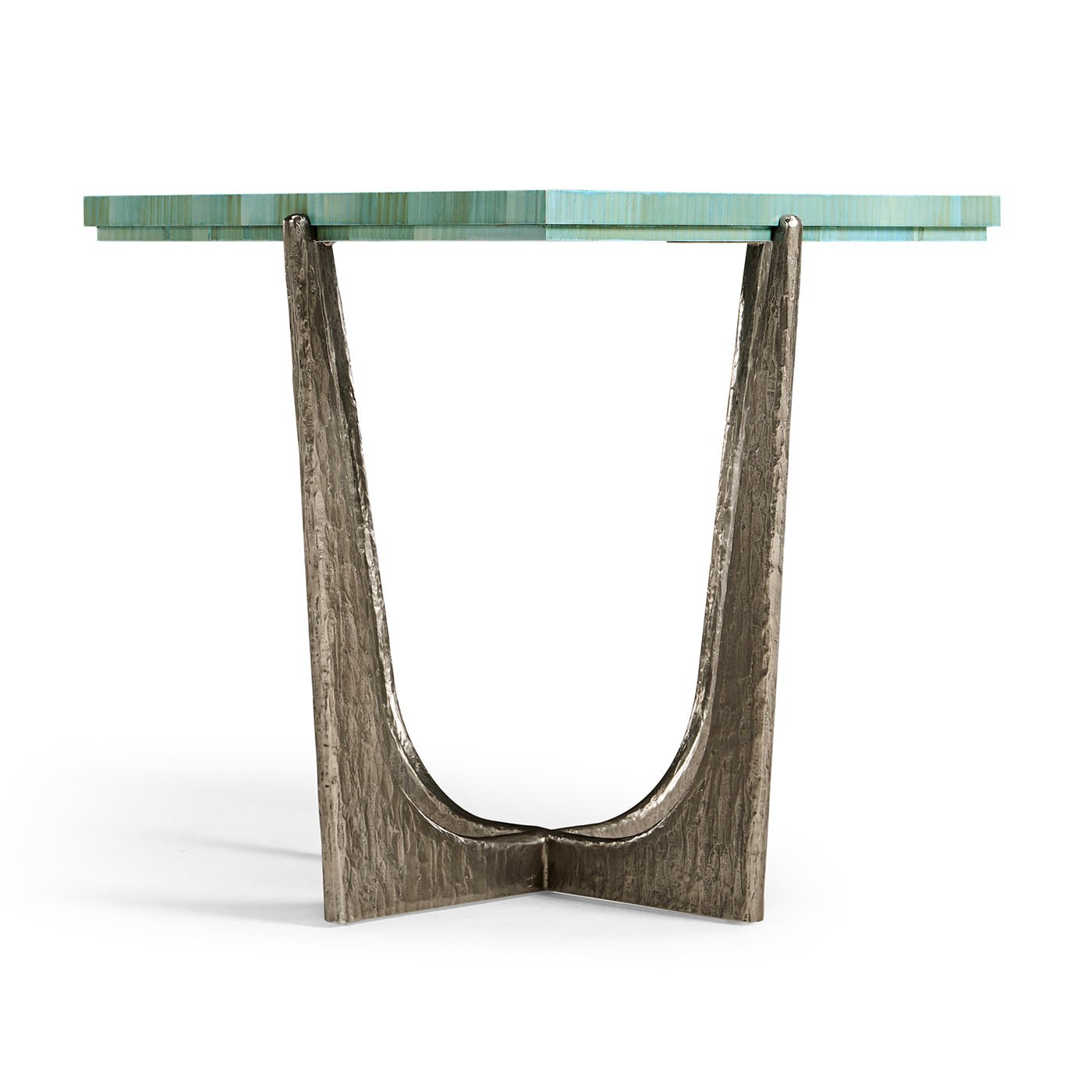Aqua Mist Square End Table