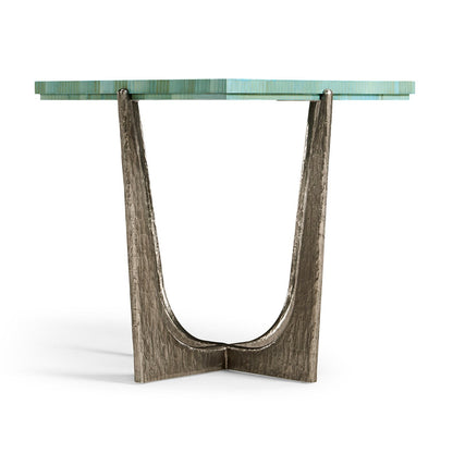 Aqua Mist Square End Table