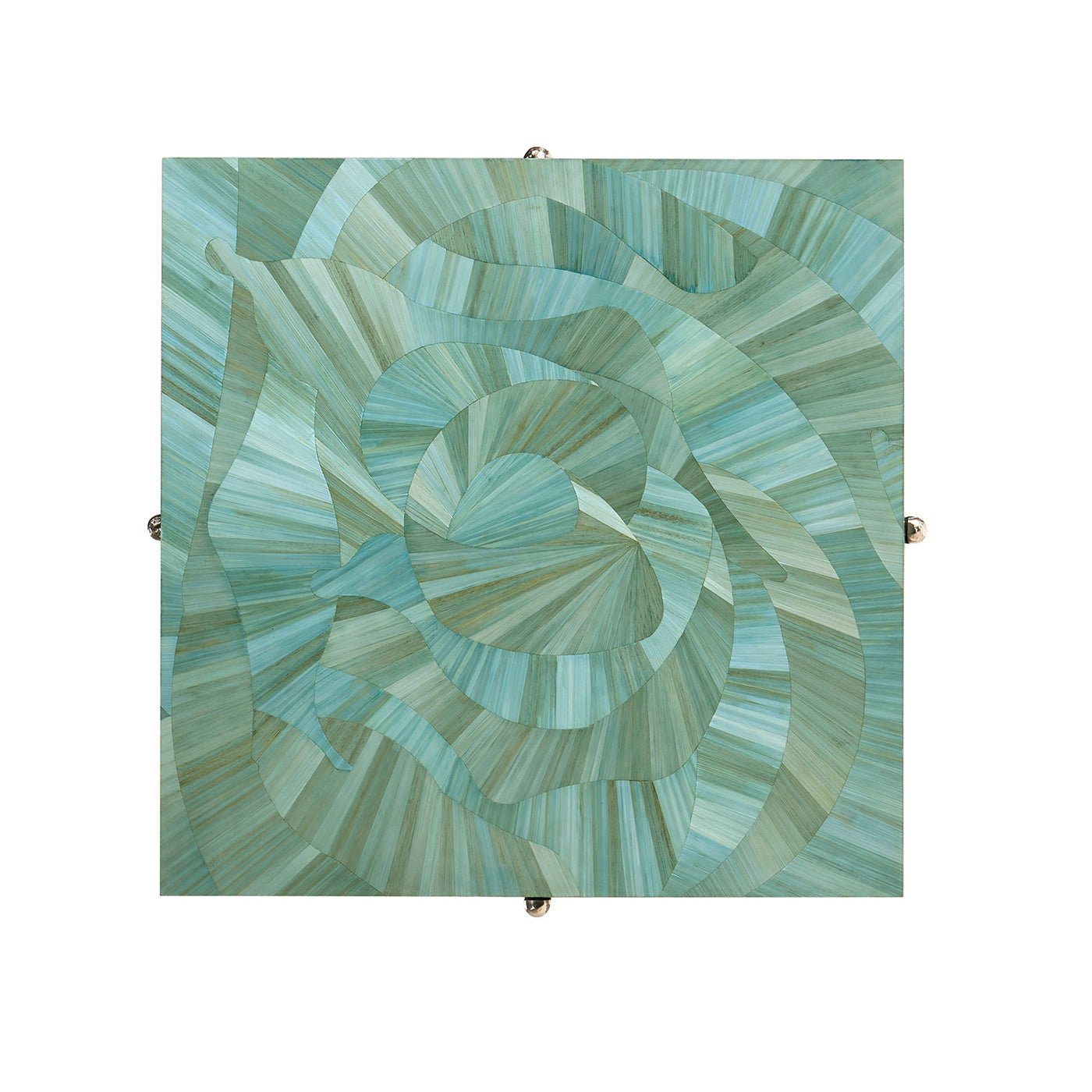 Aqua Mist Square End Table