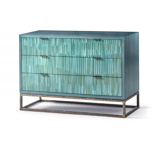 Aqua Mist Three Drawer Chest