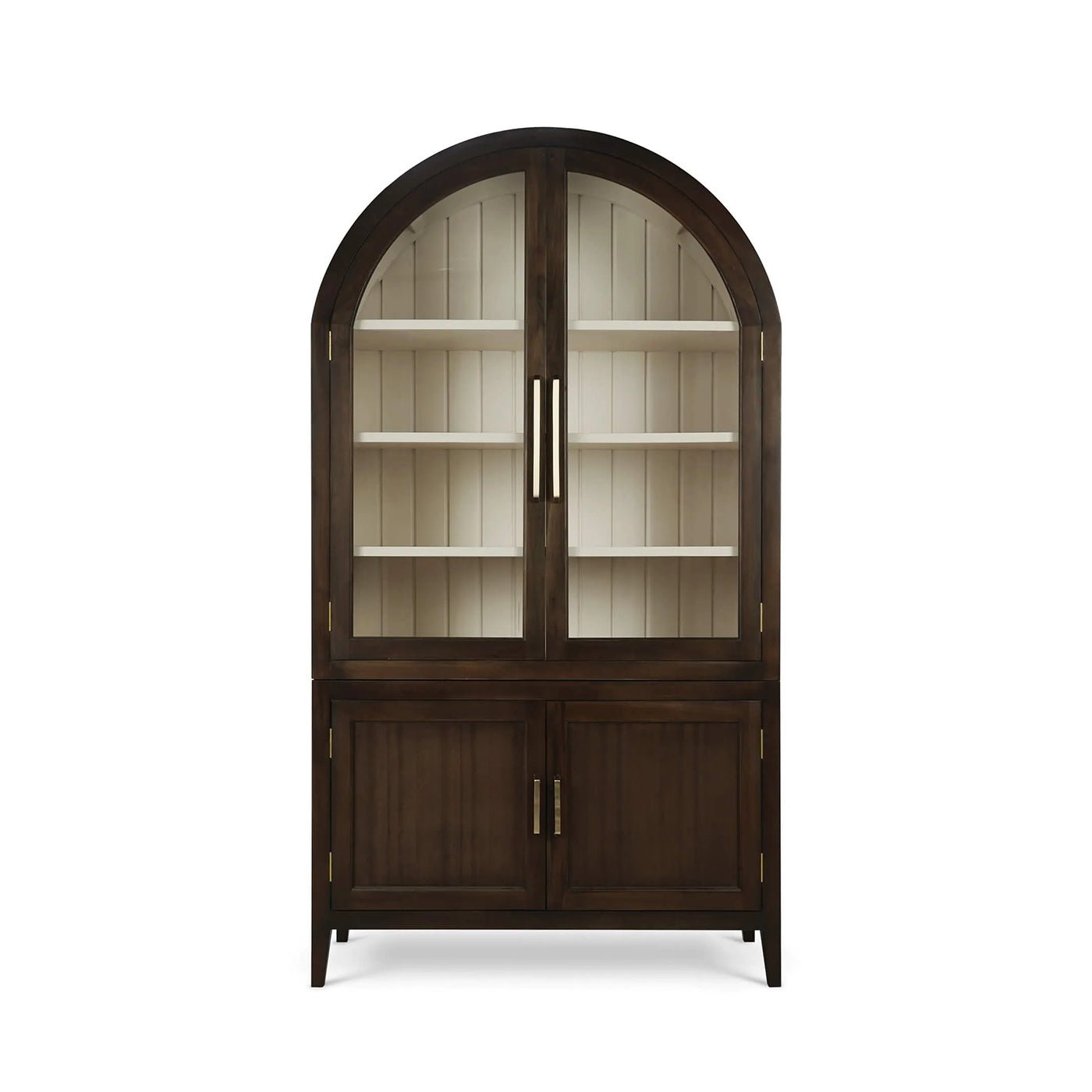 Vitrine à dessus arqué