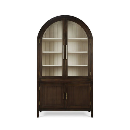 Vitrine à dessus arqué