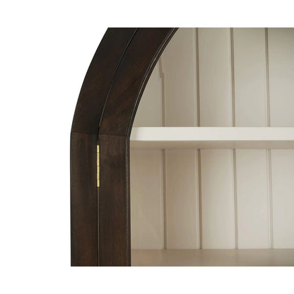 Vitrine à dessus arqué