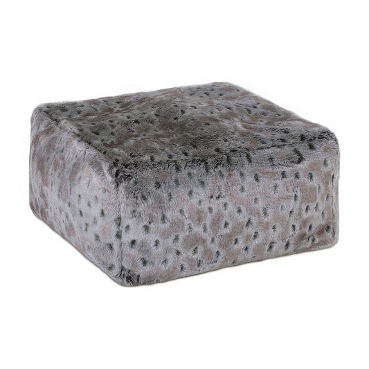Pouf en fausse fourrure Arctic Lynx